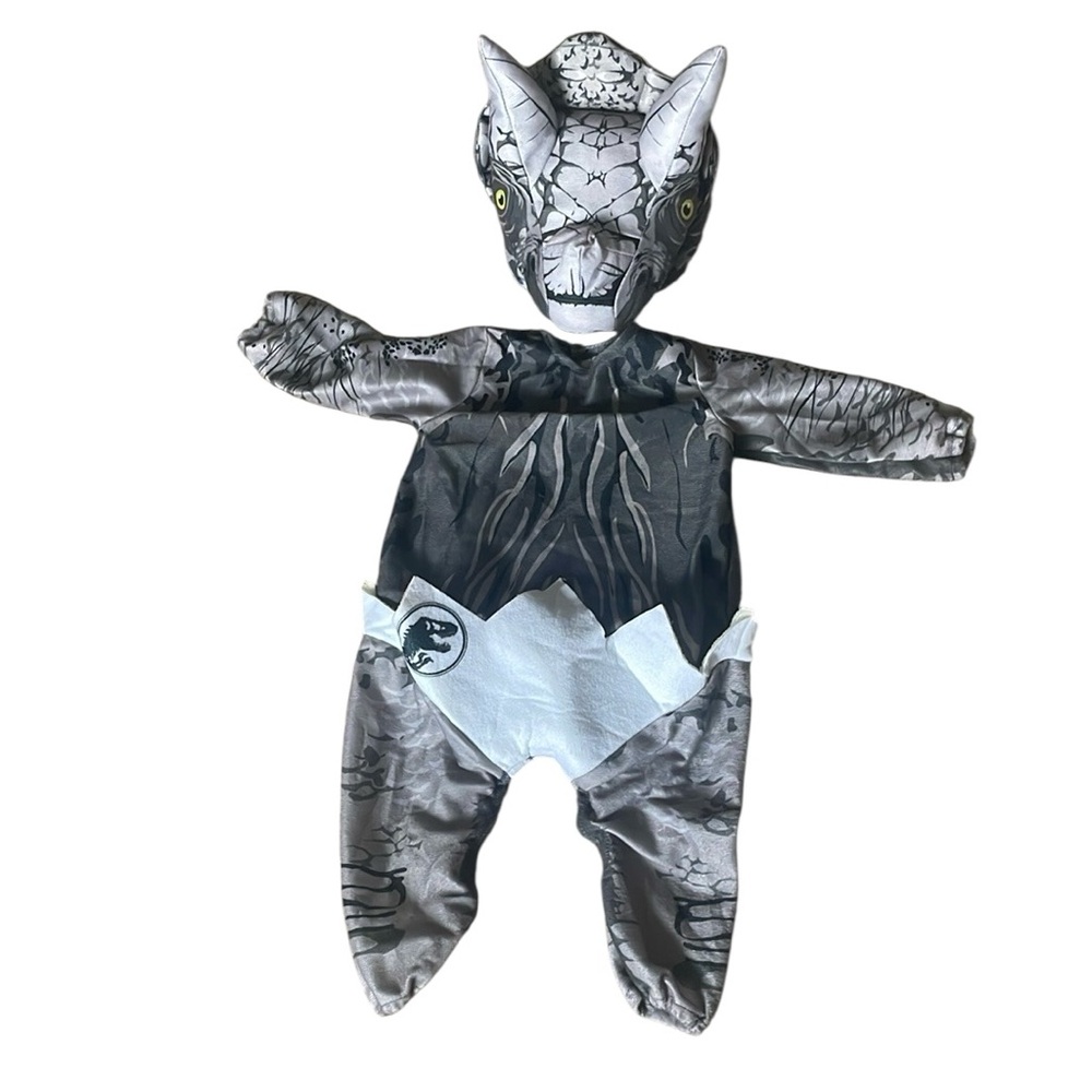 Jurassic World baby dinosaur hatching in egg Halloween costume 6-12 months